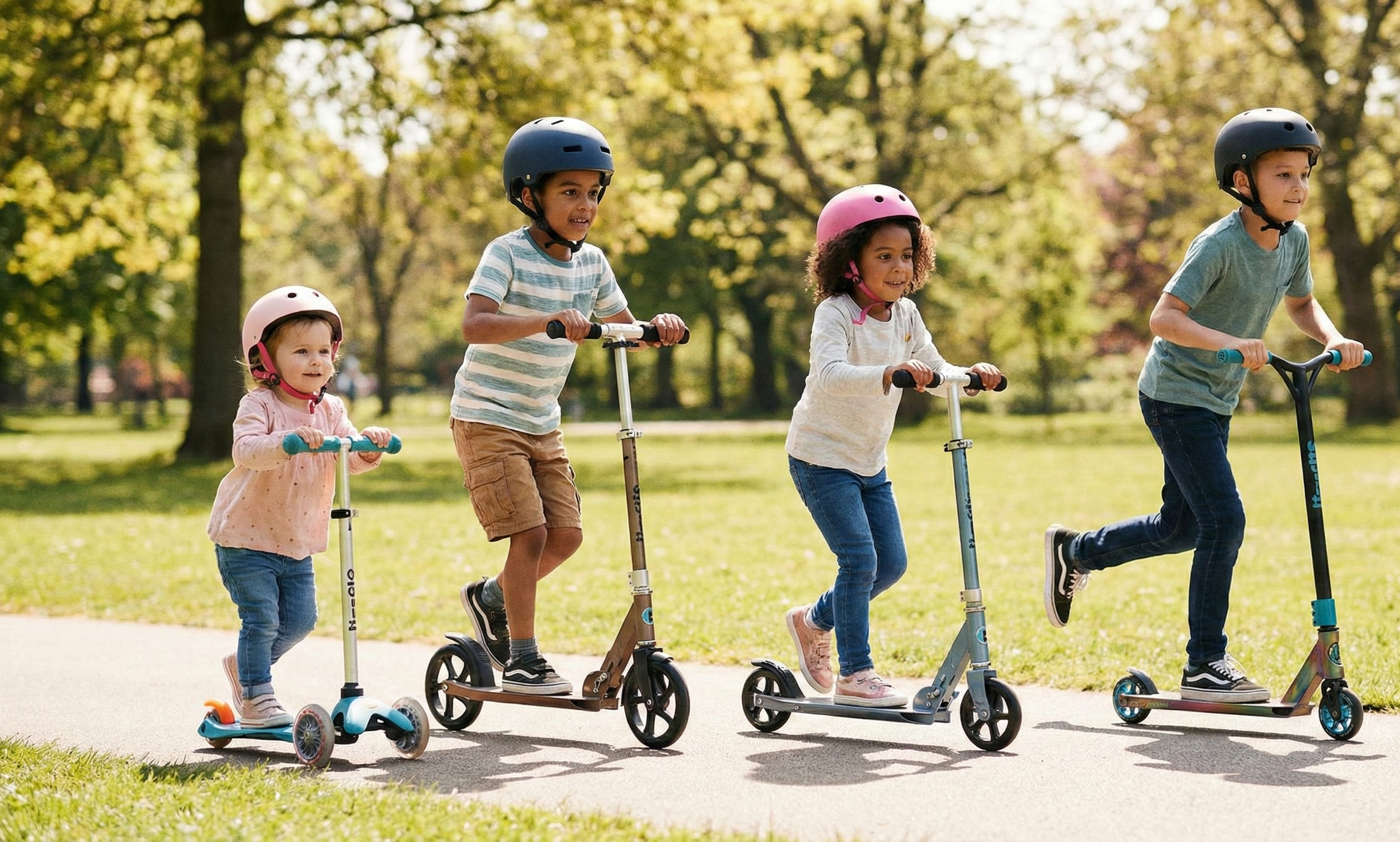 Typy detských kolobežiek