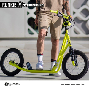 Mestská kolobežka Hypermotion RUNKIE so 16'' (40 cm) nafukovacími kolesami