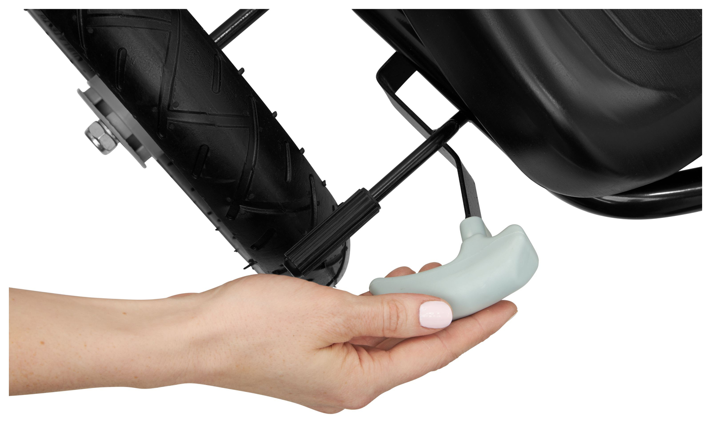 EVOQUE motokára pre deti od 5 do 8 rokov - sivá