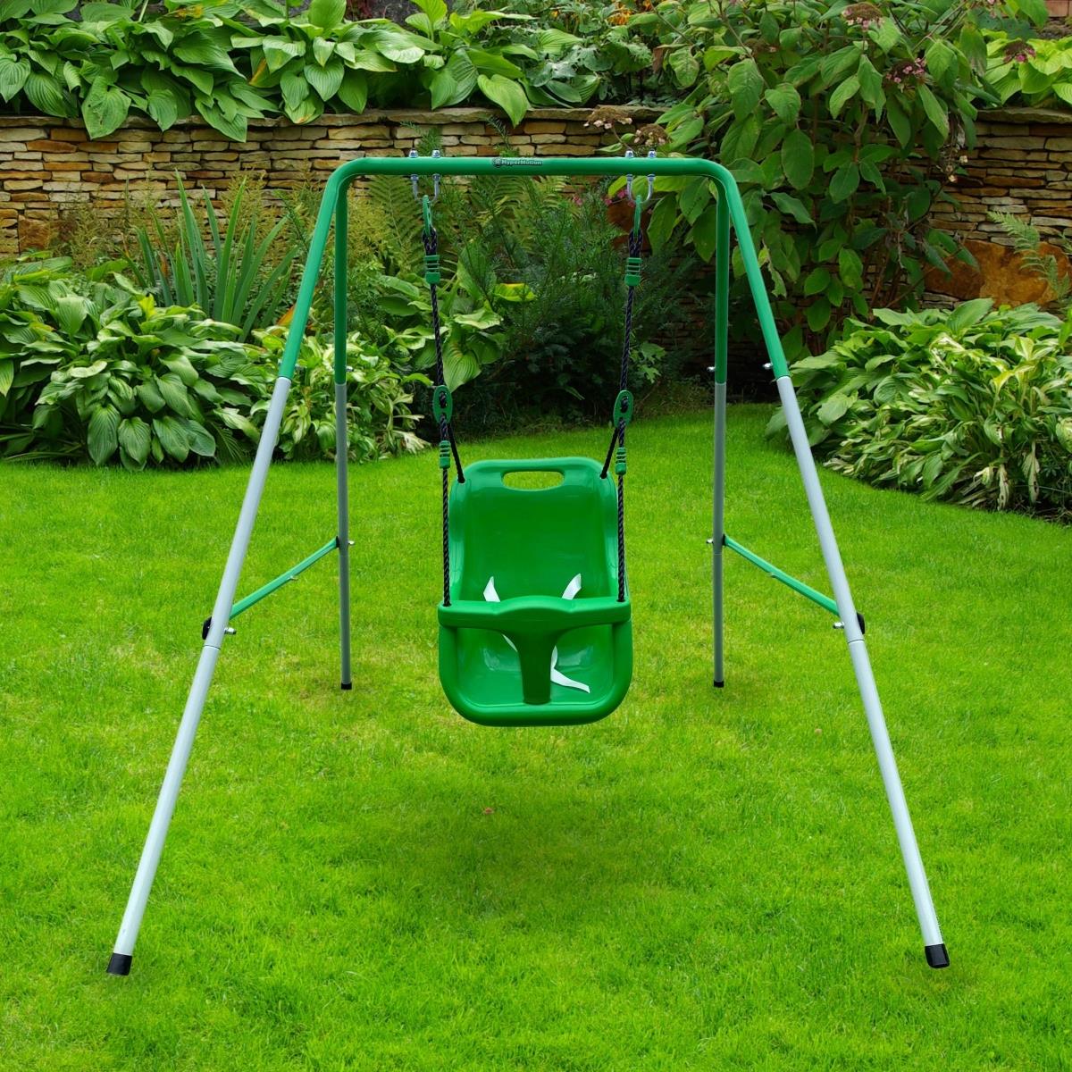 Hojdačka pre bábätká a batoľatá s bezpečnostným pásom