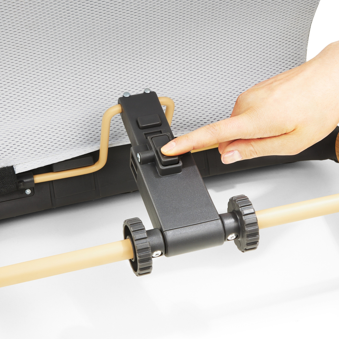 Hojdacie kreslo 2 v 1 Moby-Systém LILY - sivé