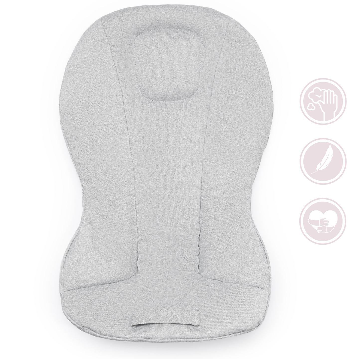 Hojdacie kreslo 2 v 1 Moby-Systém LILY - sivé