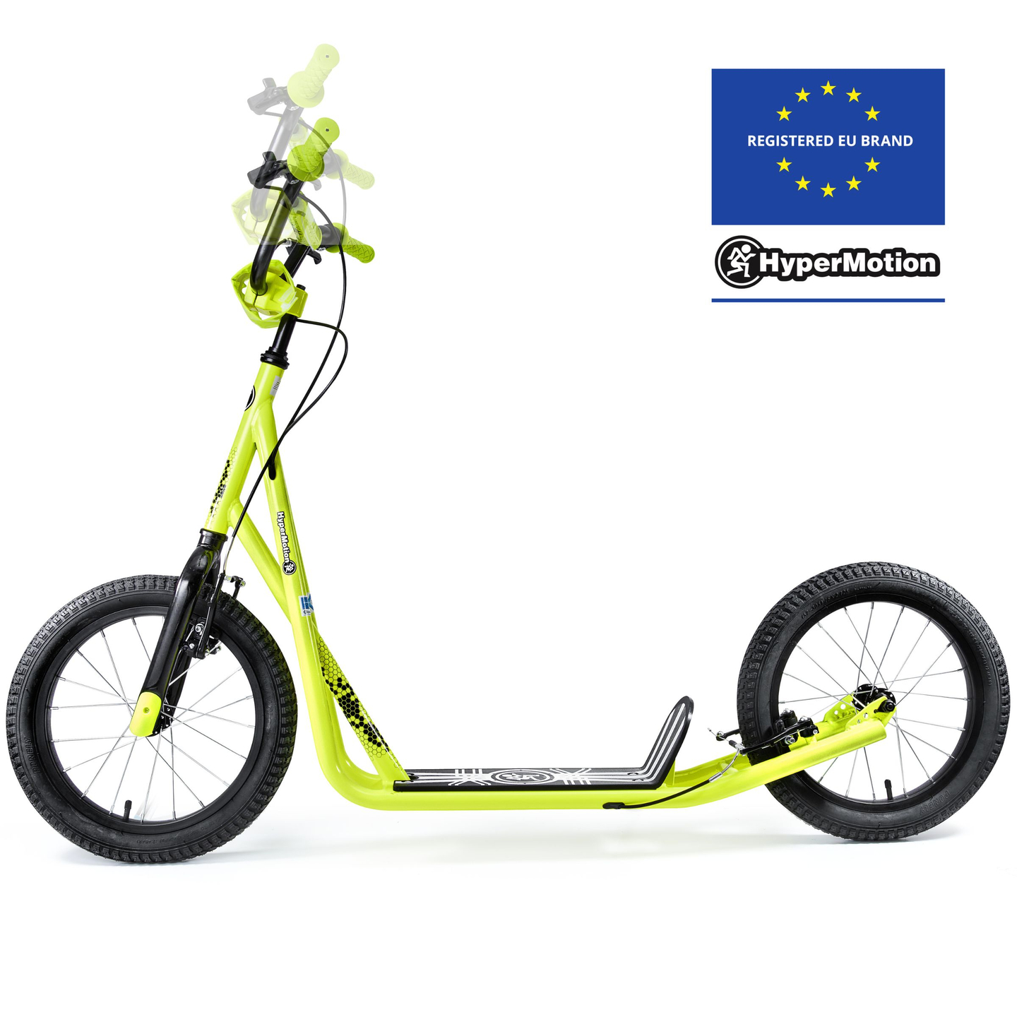 Mestská kolobežka Hypermotion RUNKIE so 16'' (40 cm) nafukovacími kolesami