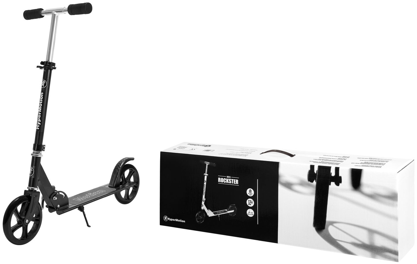Kolobežka HyperMotion ROCKSTER - čierna