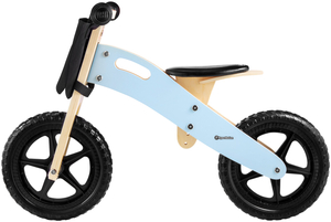 Drevený bicykel HyperMotion LEXI - penové kolesá, superľahký - modrý