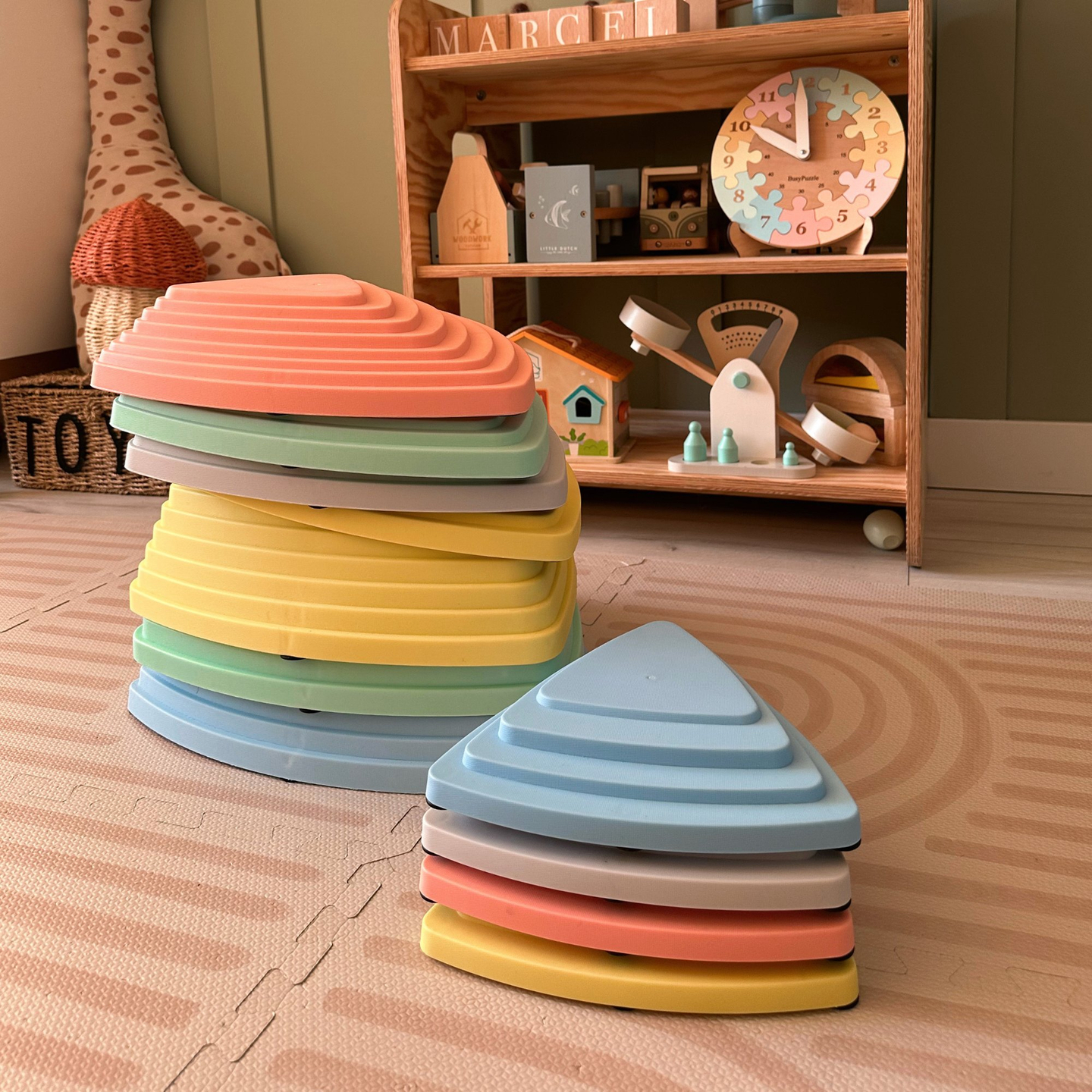 Farebné balančné kamene - 11 kusov