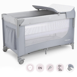 Prenosná postieľka 3 v 1 s prebaľovacím pultom, matracom a taškou na prenášanie