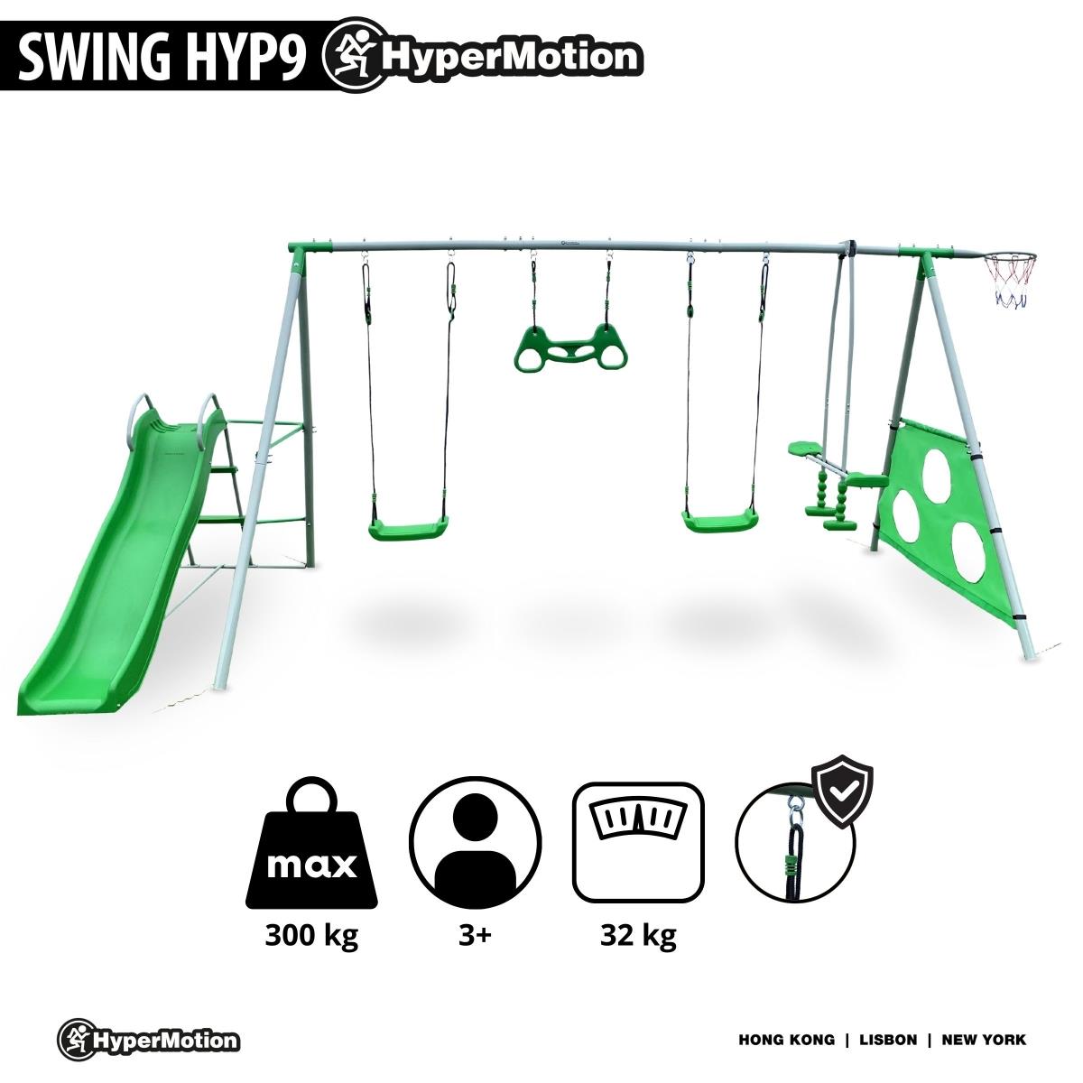 Záhradné ihrisko pre deti XXXL s hojdačkami, šmykľavkou, gymnastickou hrazdou, basketbalovým košom a futbalovou bránkou