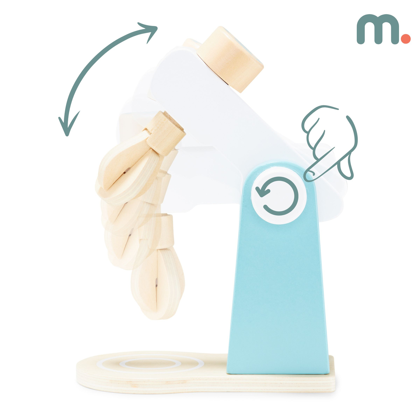 Drevený mixér s príslušenstvom