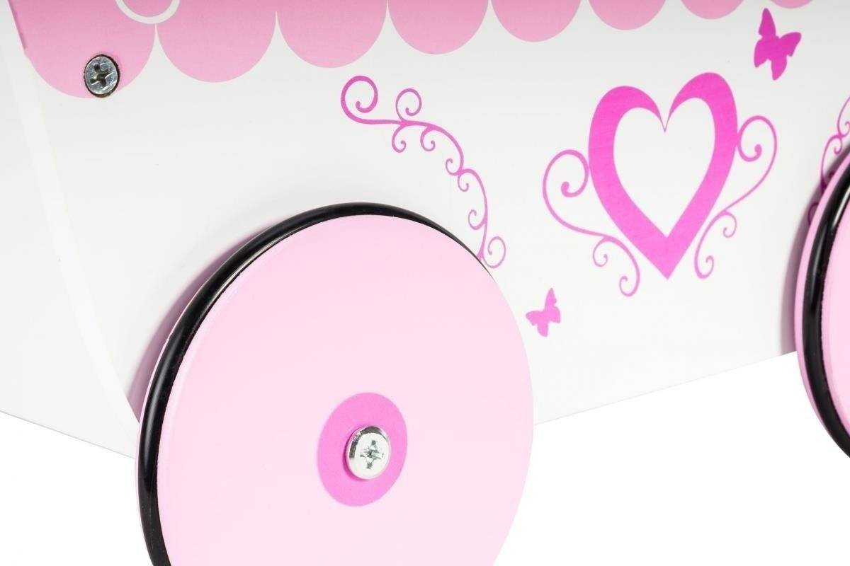 Drevený kočík pre bábiky