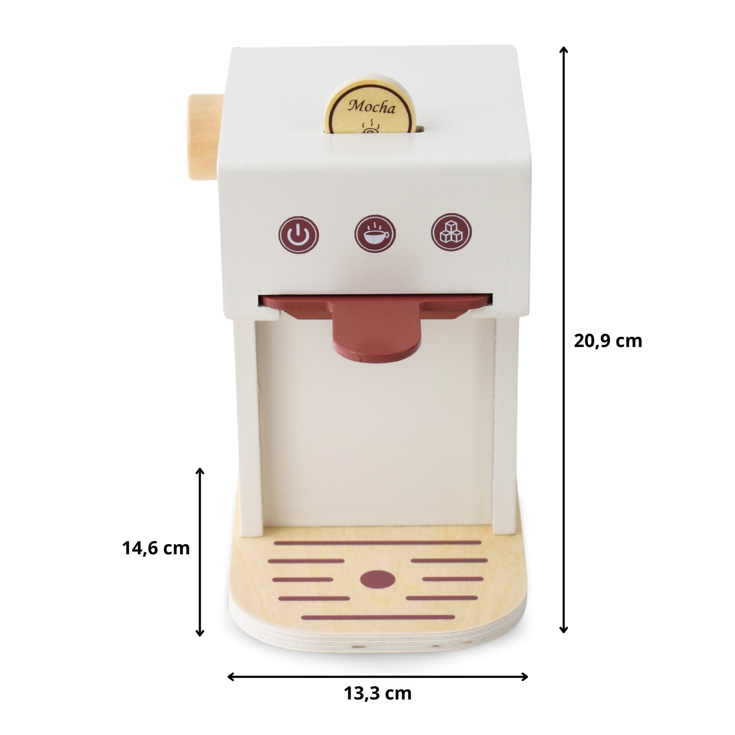 Kávovar na drevené kapsule - kaviareň s príslušenstvom