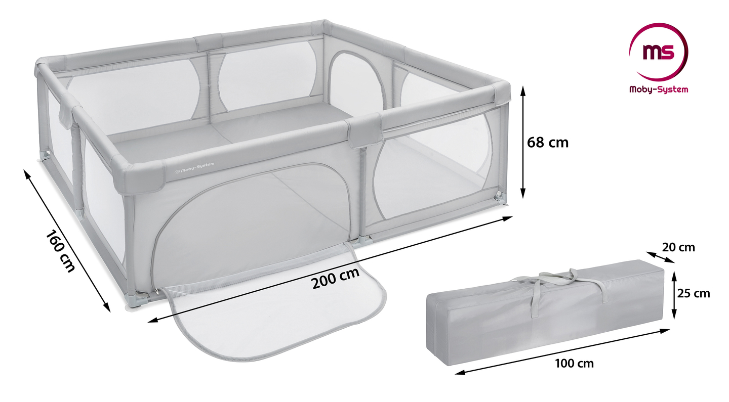 Veľká ohrádka 200 cm x 160 cm - detské ihrisko, suchý bazén