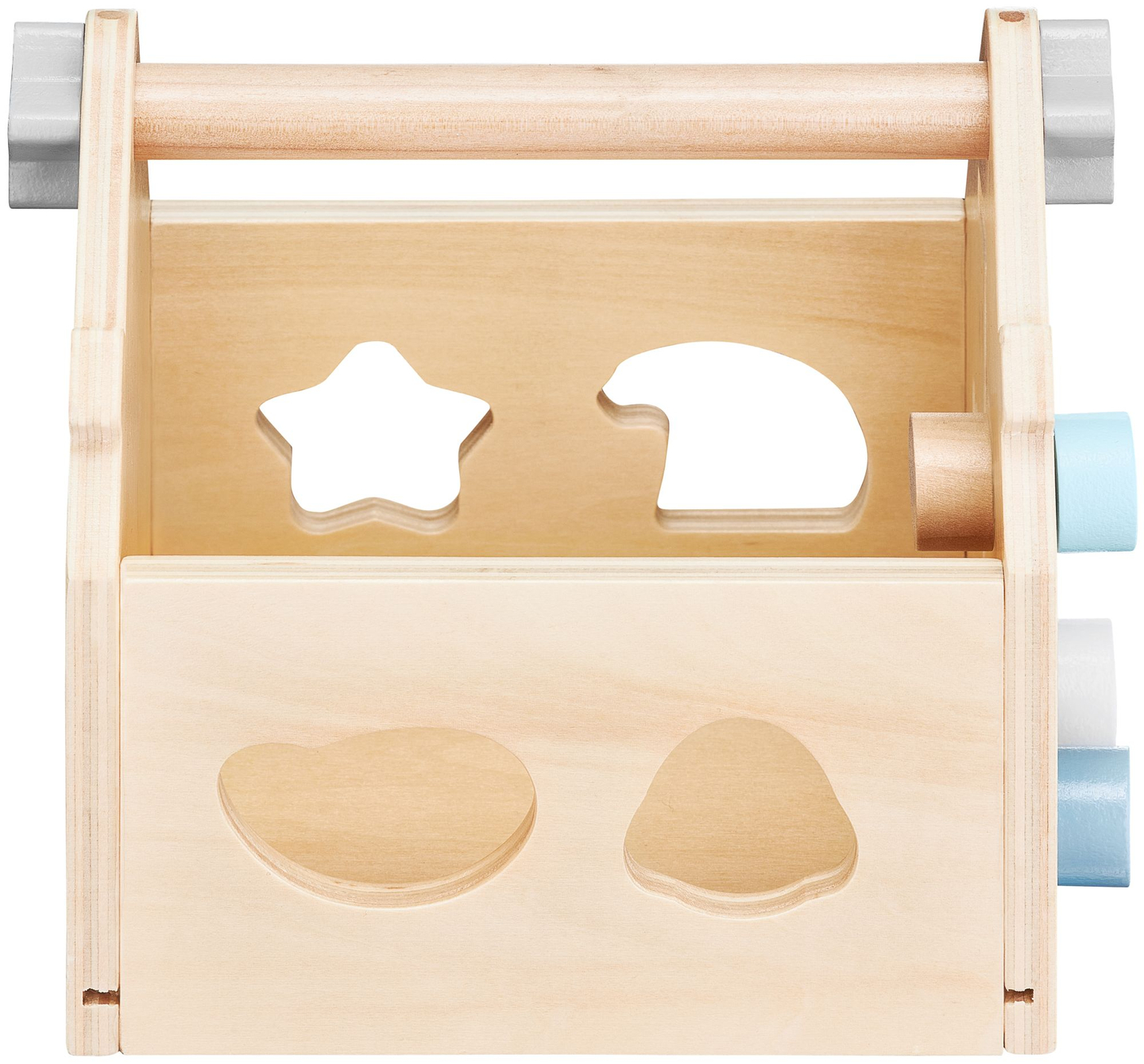 Sorter - vzdelávací drevený domček s kockami