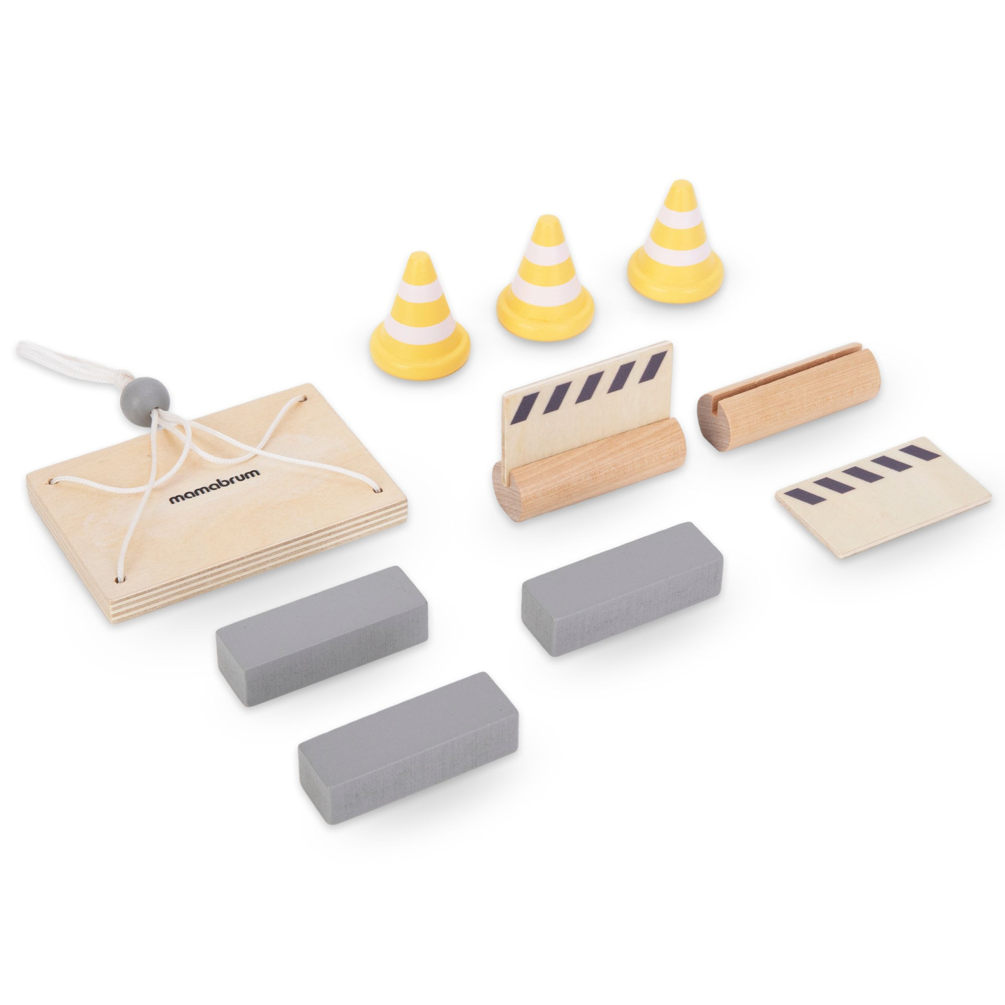 Drevené stavenisko s veľkým mobilným žeriavom a vozidlami, vežový žeriav