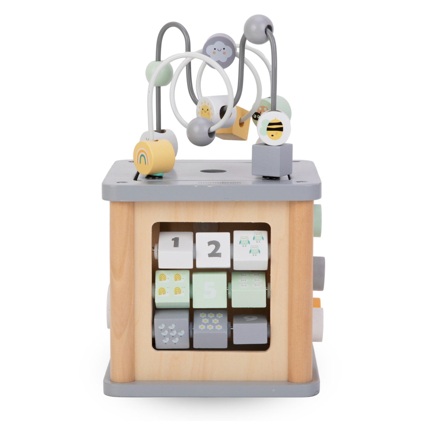 Montessori drevená vzdelávacia kocka - motorická slučka