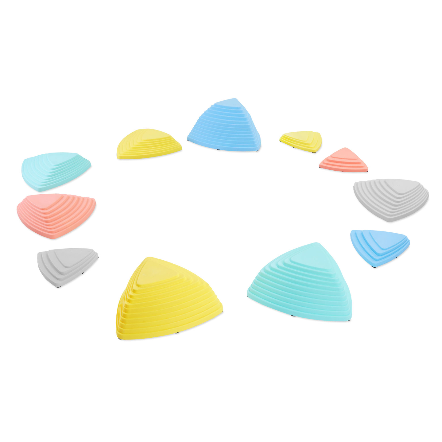 Farebné balančné kamene - 11 kusov