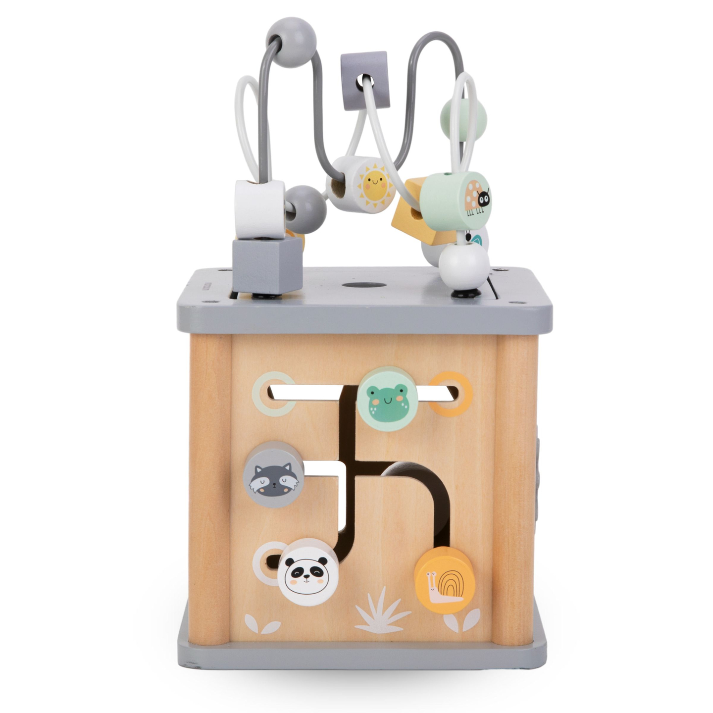 Montessori drevená vzdelávacia kocka - motorická slučka