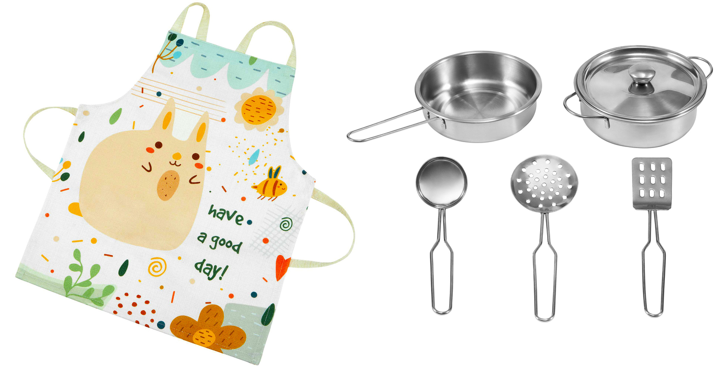 Rohová drevená kuchyňa XXXL s chladničkou, rúrou, práčkou, zásterou a príslušenstvom