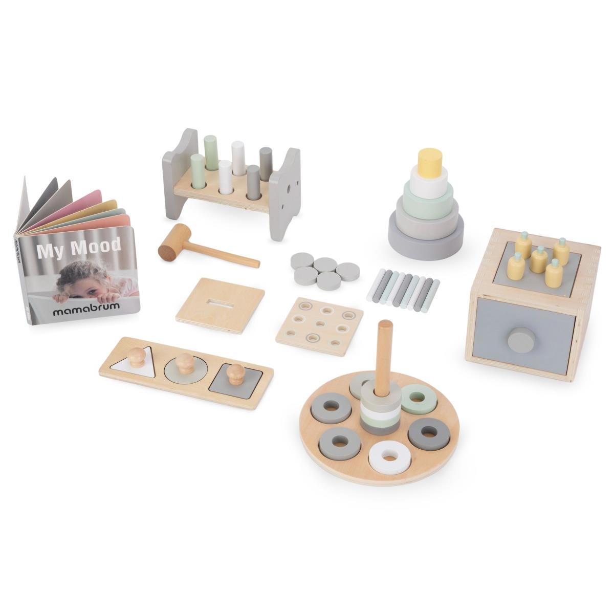 Montessori vzdelávací box pre malé deti - 6 hračiek