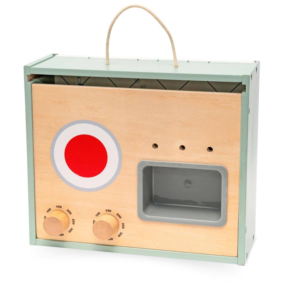 Drevená mini kuchynka s príslušenstvom - skladacia