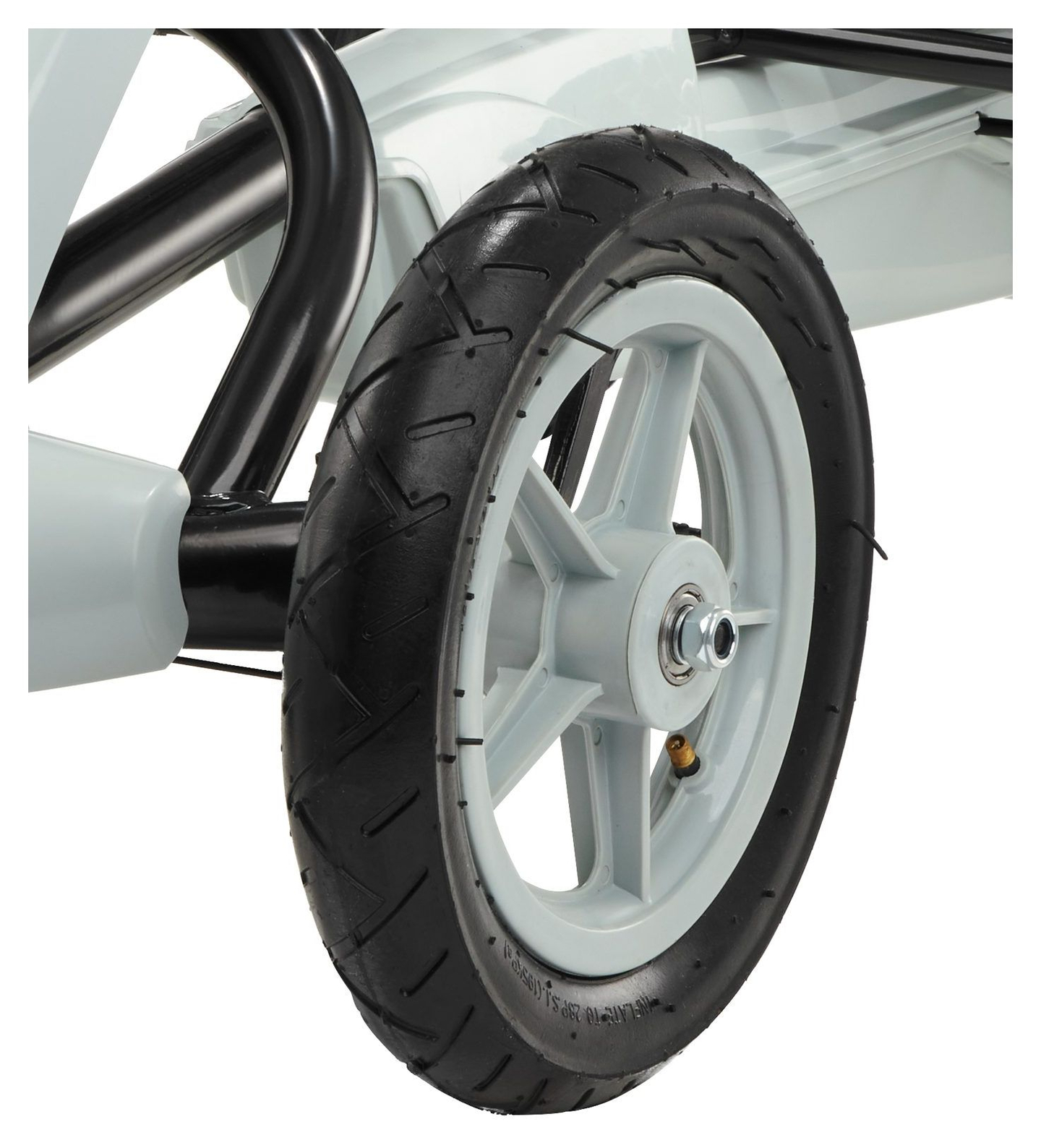 EVOQUE motokára pre deti od 5 do 8 rokov - sivá