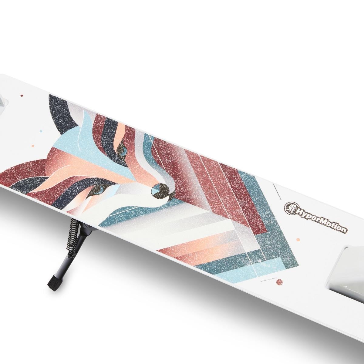 Dvojkolesová kolobežka pre mladých dospelých - s tlmičom - Hypermotion CITY SWIFT Winter Fox - 100 kg