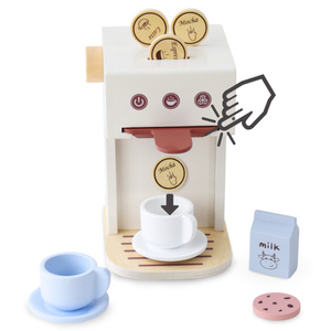 Kávovar na drevené kapsule - kaviareň s príslušenstvom