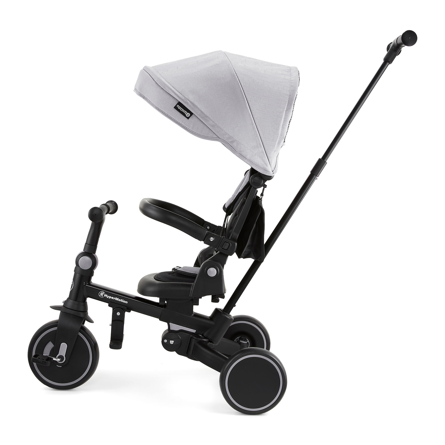 Multifunkčná trojkolka 8v1 TOBI FOREST - sivá