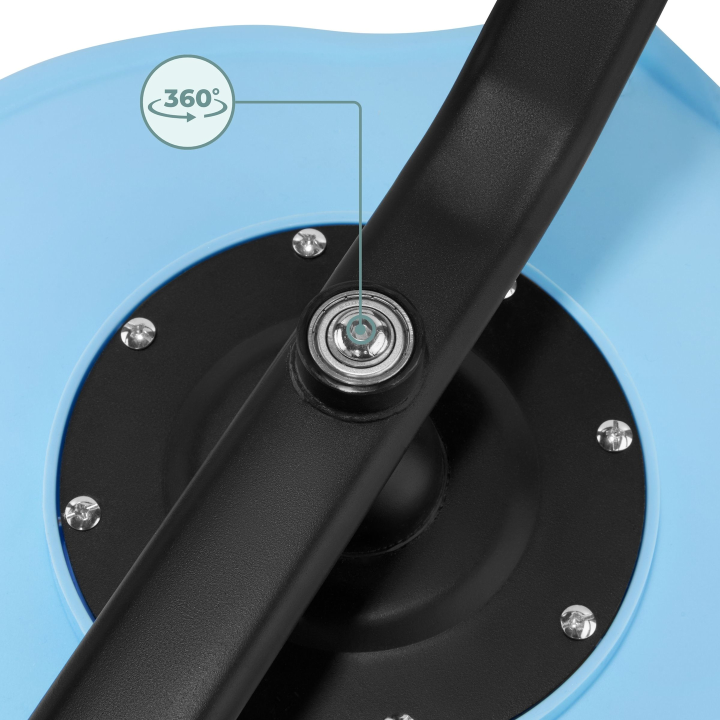 Mini kolotoč pre deti Ryba - modrý