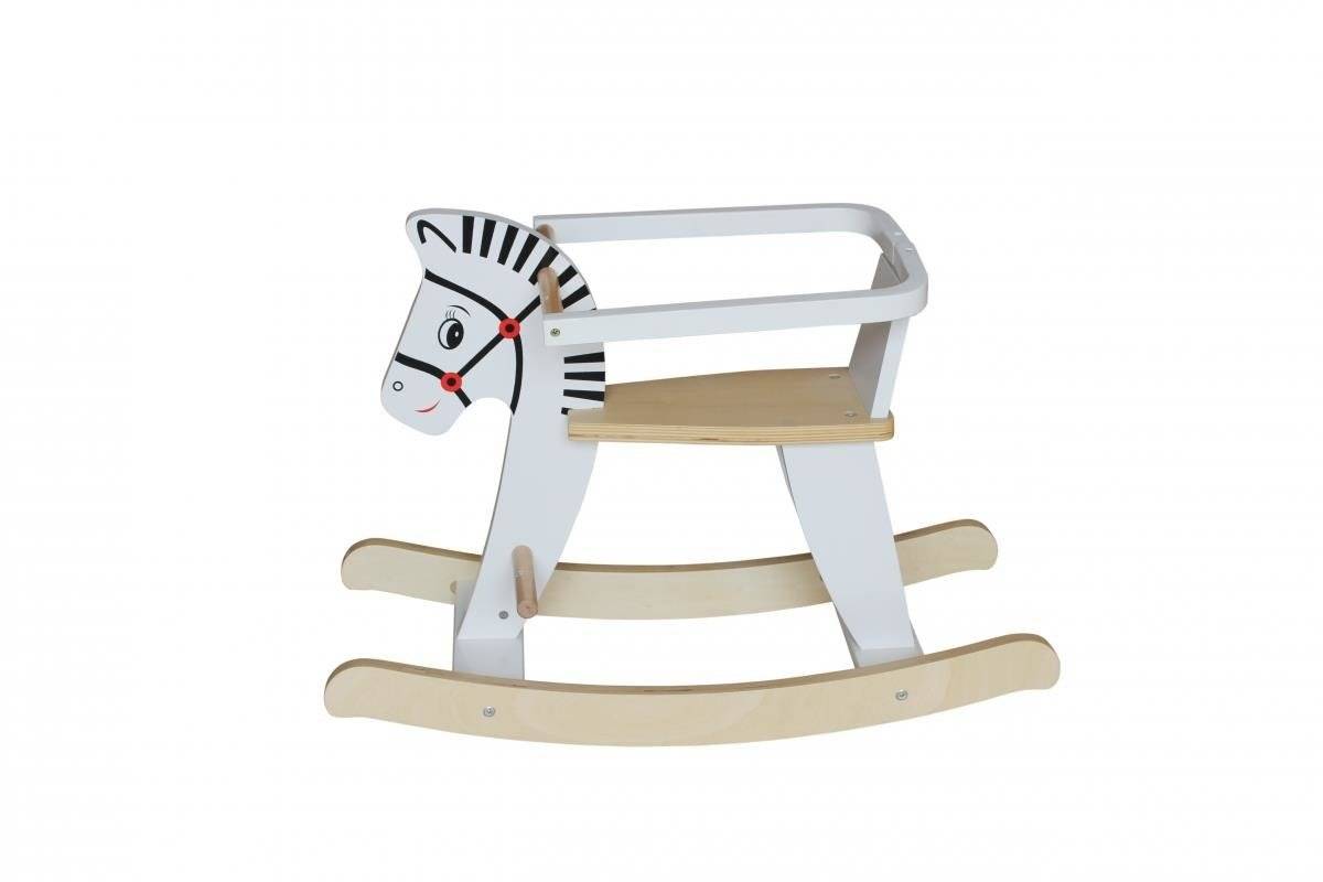 Drevený hojdací koník so zábranami K11