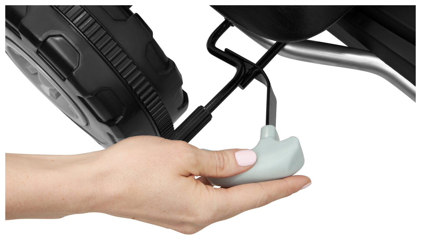 CHESTER motokára na pedáloch - jazda pre deti od 3 do 6 rokov - sivá