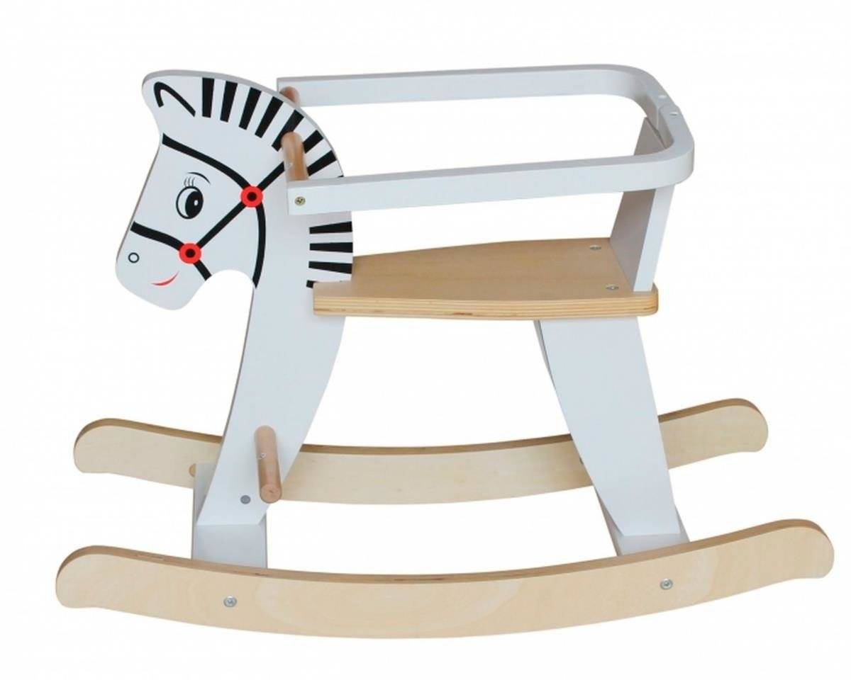 Drevený hojdací koník so zábranami K11