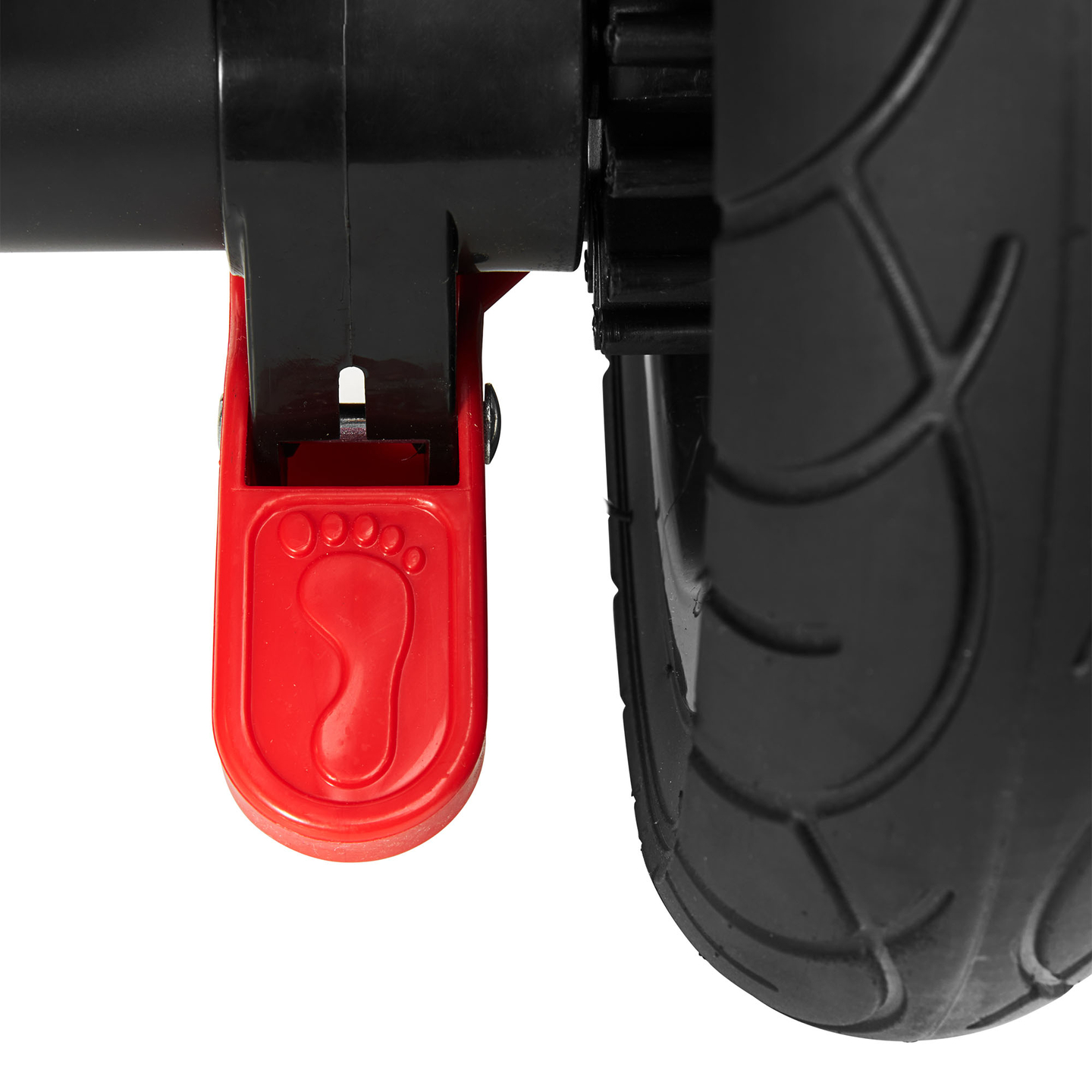 Trojkolka pre deti od 1 do 4 rokov - TOBI FREY - sivá farba - otočná - pumpované kolesá + tlačné koleso