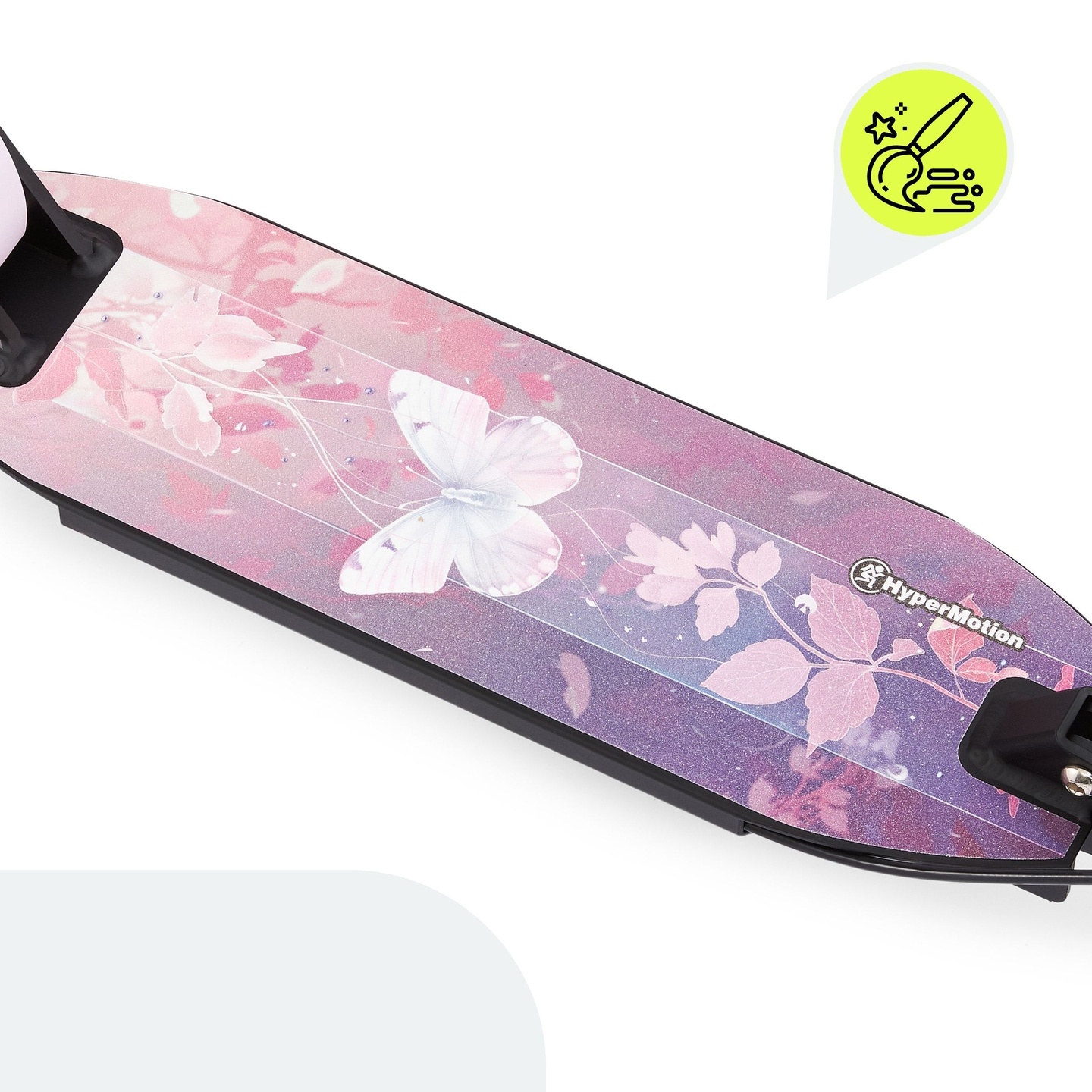 Dvojkolesová kolobežka pre mladých dospelých - s tlmičom - HyperMotion Skyline - ružová, hliníková - 100 kg