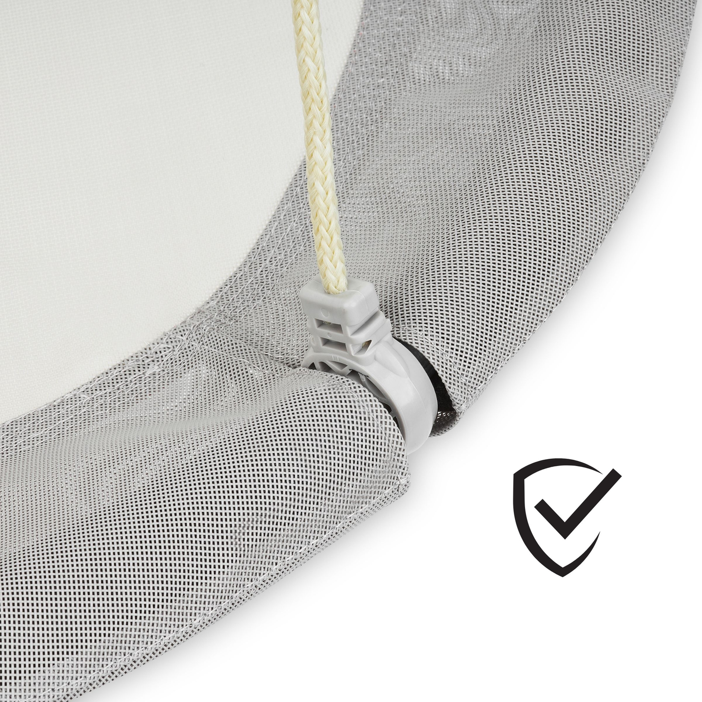 Hojdačka HyperMotion Bocianie hniezdo - priemer 100 cm, sivá farba