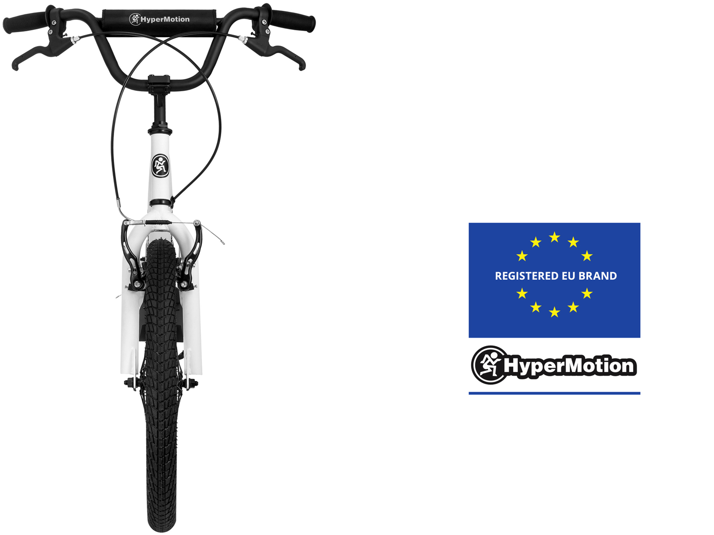 Mestský skúter HyperMotion RIVA s nafukovacími kolesami 50 cm a 40 cm