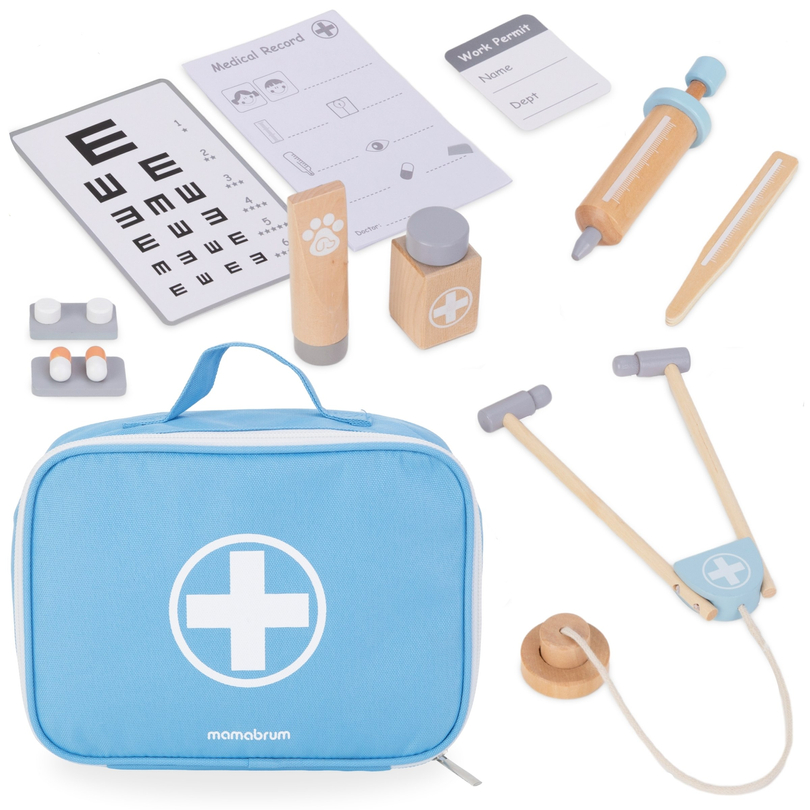 Drevená súprava malého lekára