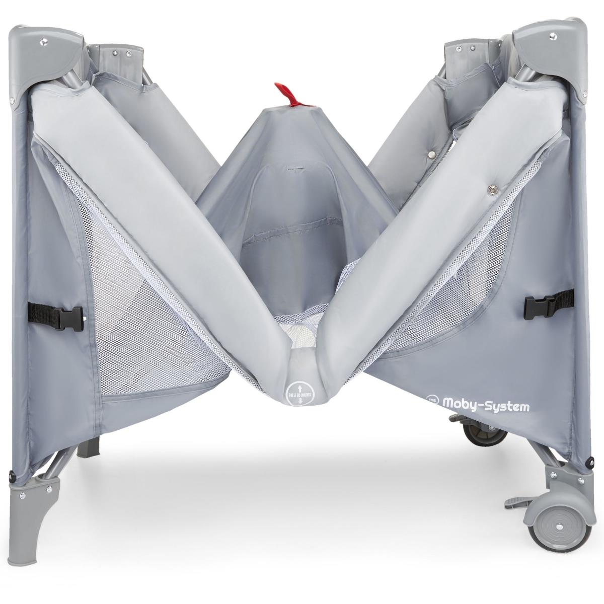 Prenosná postieľka 3 v 1 s prebaľovacím pultom, matracom a taškou na prenášanie