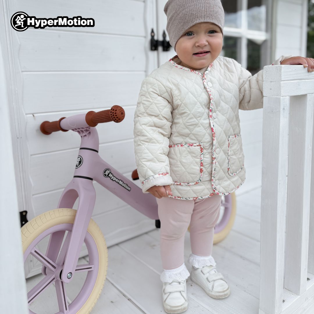 Detský bežecký bicykel HyperMotion Marcelo - ružový