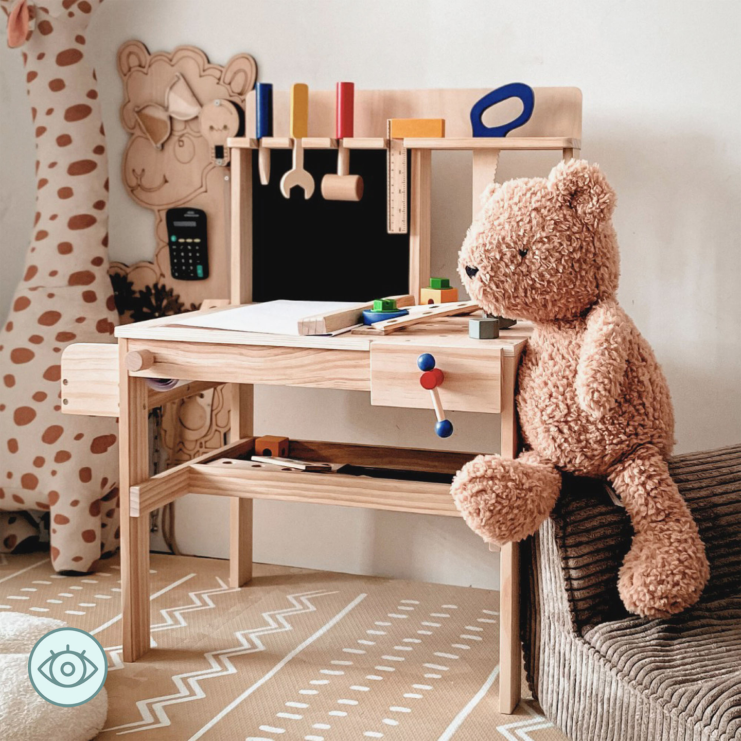 Drevená súprava pre domácich majstrov XXL - 75 dielov