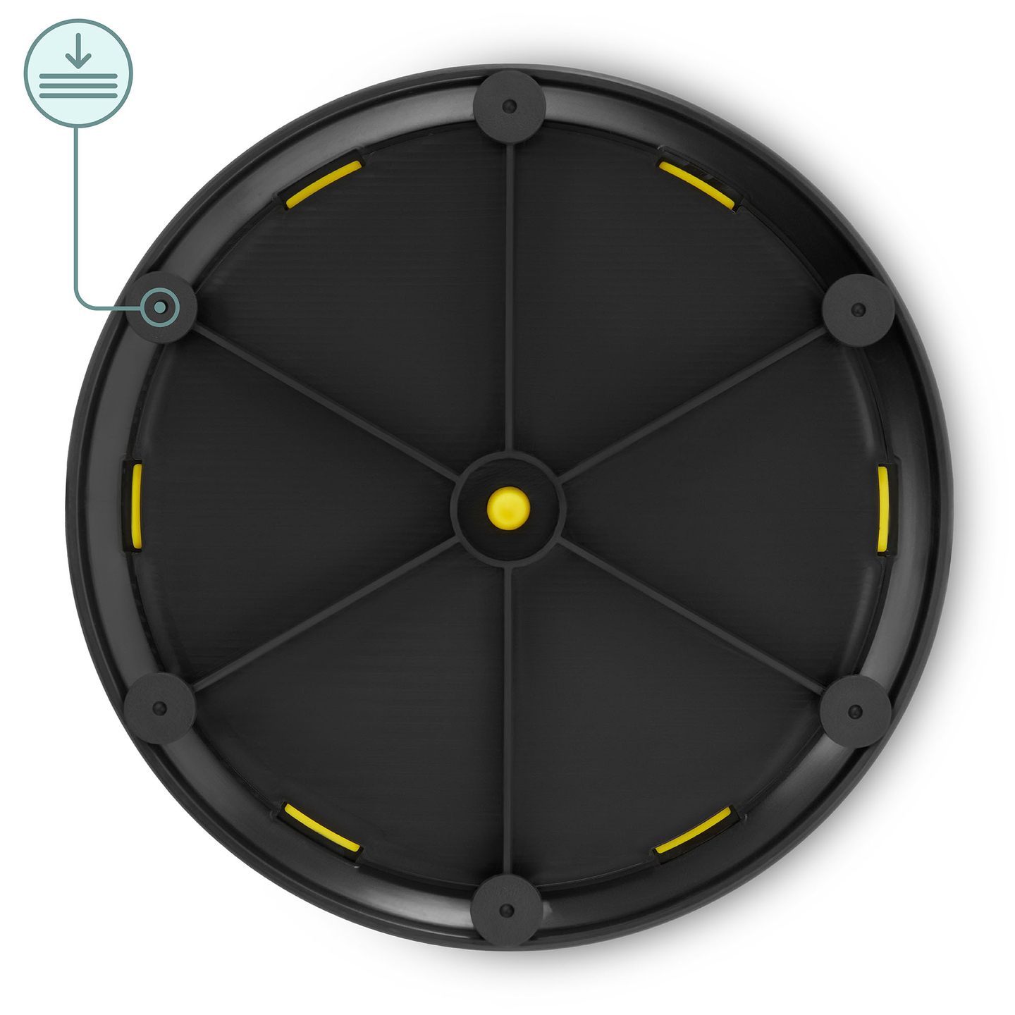 Farebné senzorické disky pre deti - 24 kusov
