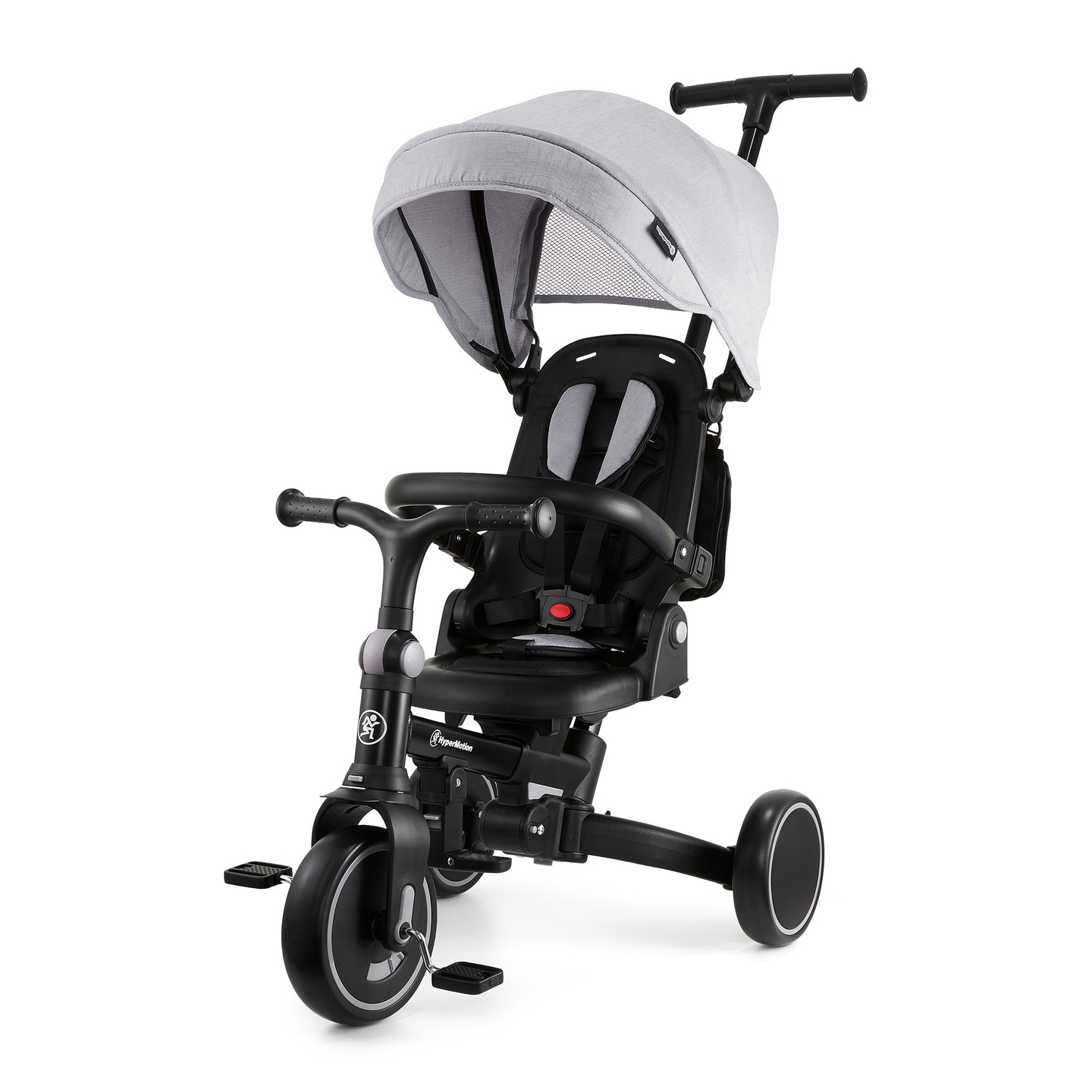 Multifunkčná trojkolka 8v1 TOBI FOREST - sivá