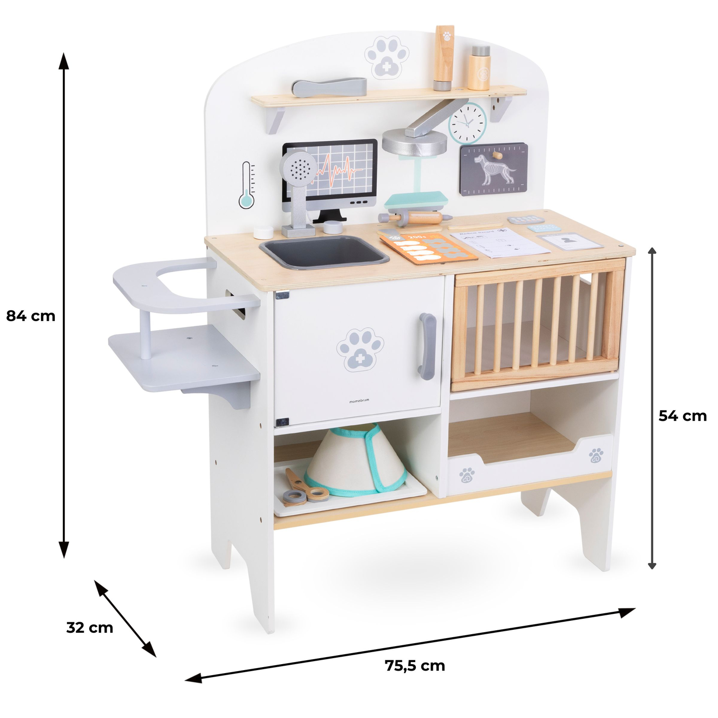 Nemocnica pre zvieratá - drevená súprava