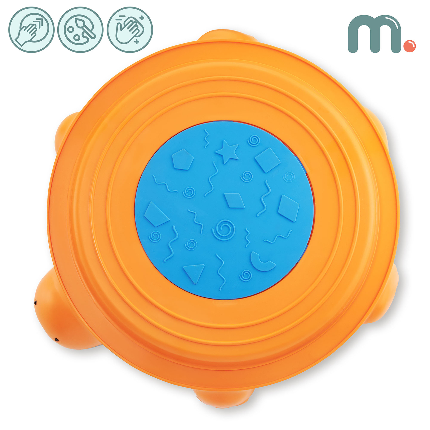 Zmyslový chodník pre deti - Farebná korytnačka