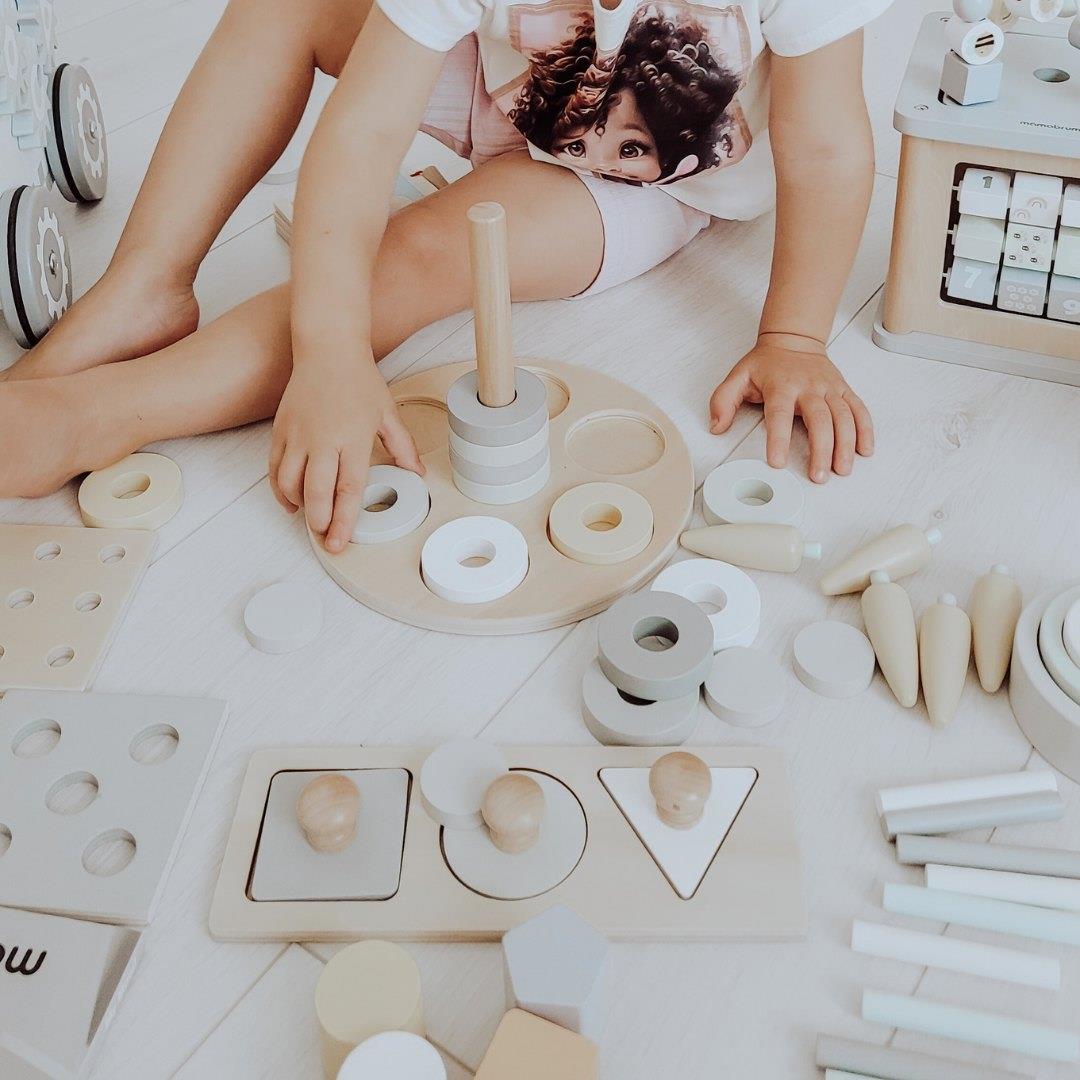 Montessori vzdelávací box pre malé deti - 6 hračiek