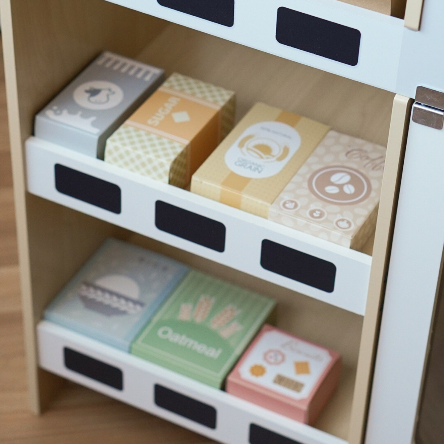 Drevený zeleninový trh - veľký XXL stánok, obchod s hracou pokladňou