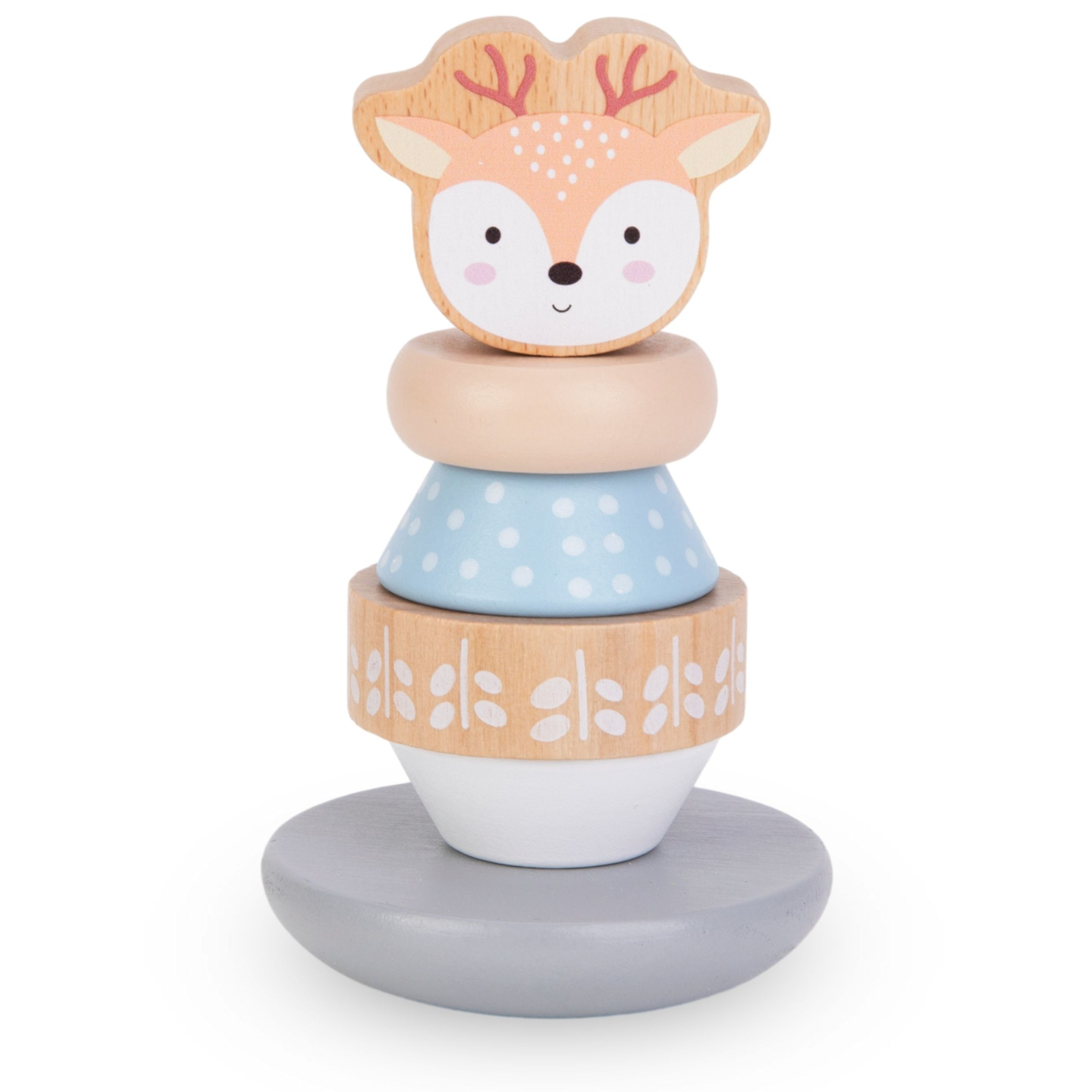 Súprava drevených hračiek - farebné prepletanie, pyramída Deer, triedička Tučniak