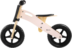 Drevený bežecký bicykel HyperMotion LEXI - penové kolieska, veľmi ľahký - ružový