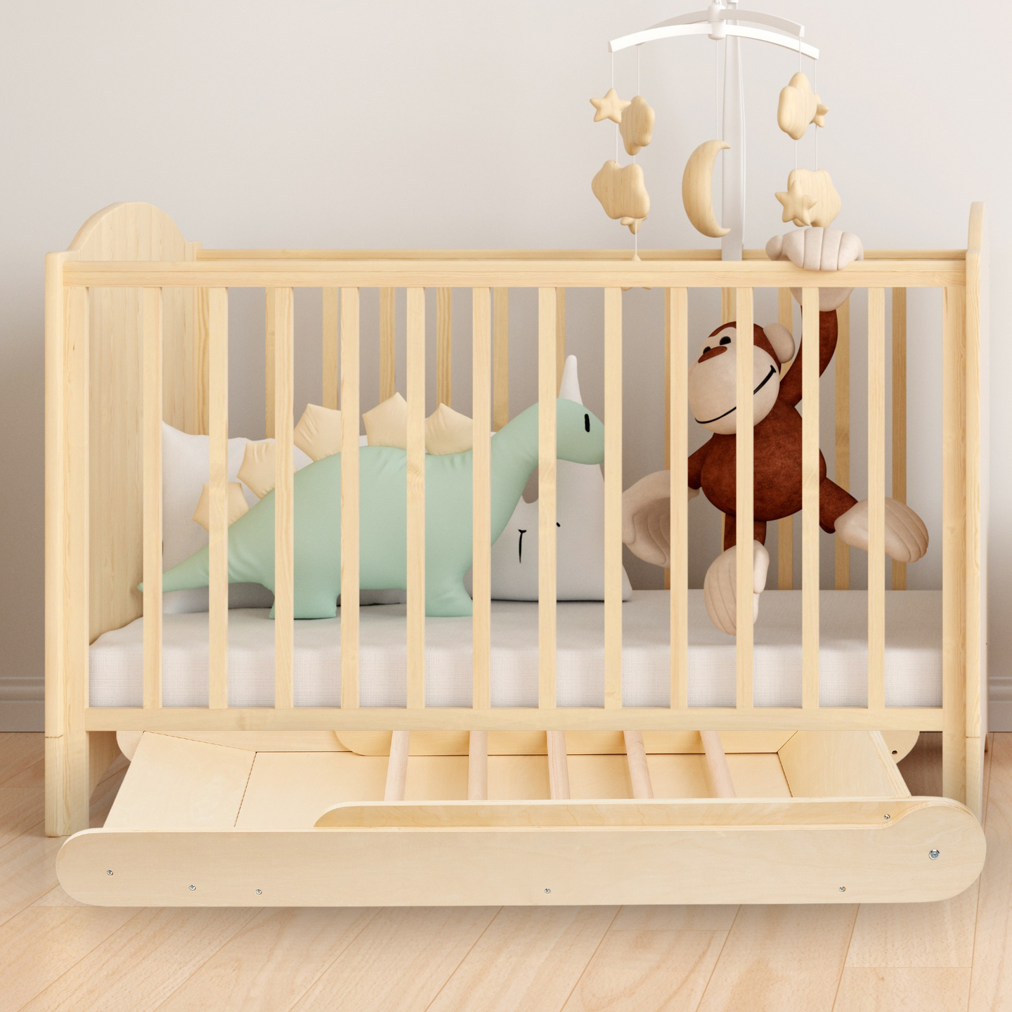 Drevená šmykľavka s rebríkom pre deti