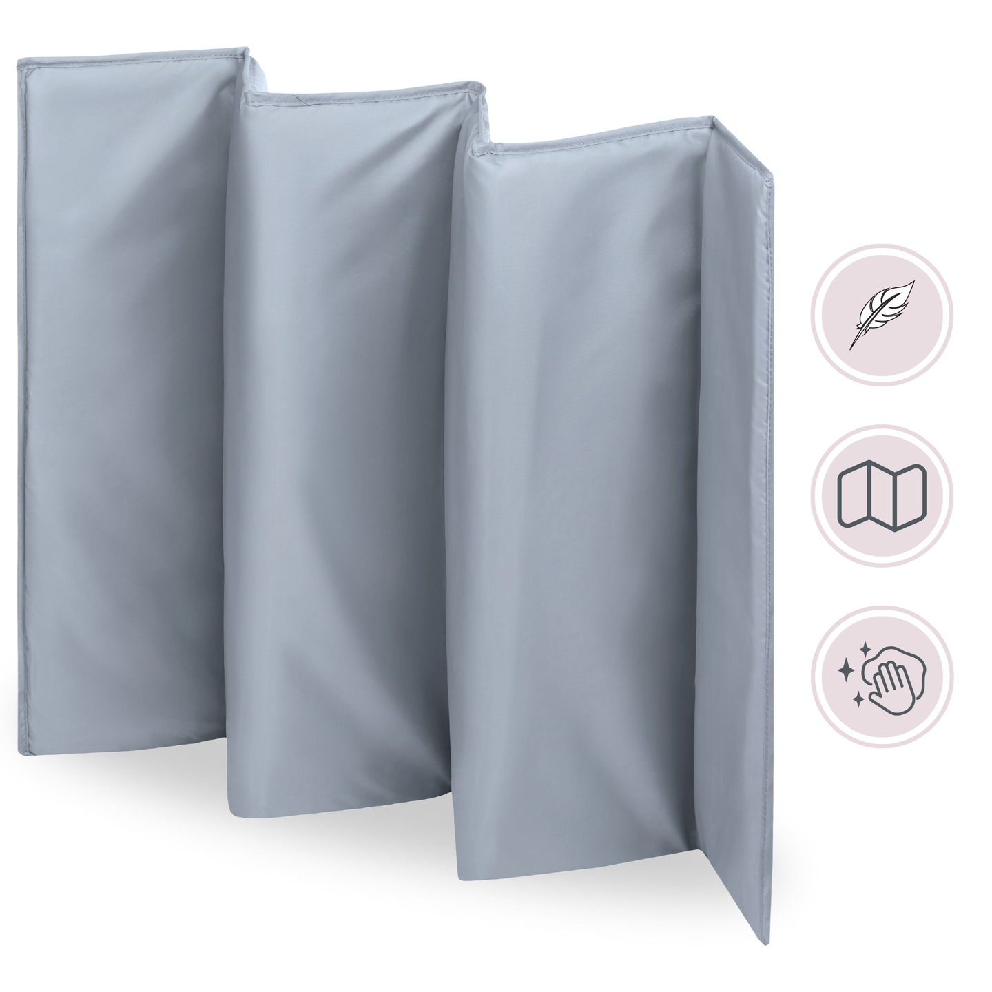 Cestovná postieľka / ohrádka 2 úrovne s prebaľovacím pultom, strieškou a matracom Happy Traveler BASIC PLUS - šedá